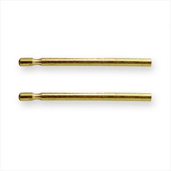 K18 ピアスポスト(針型) 0．75x12mm - アサオ工芸