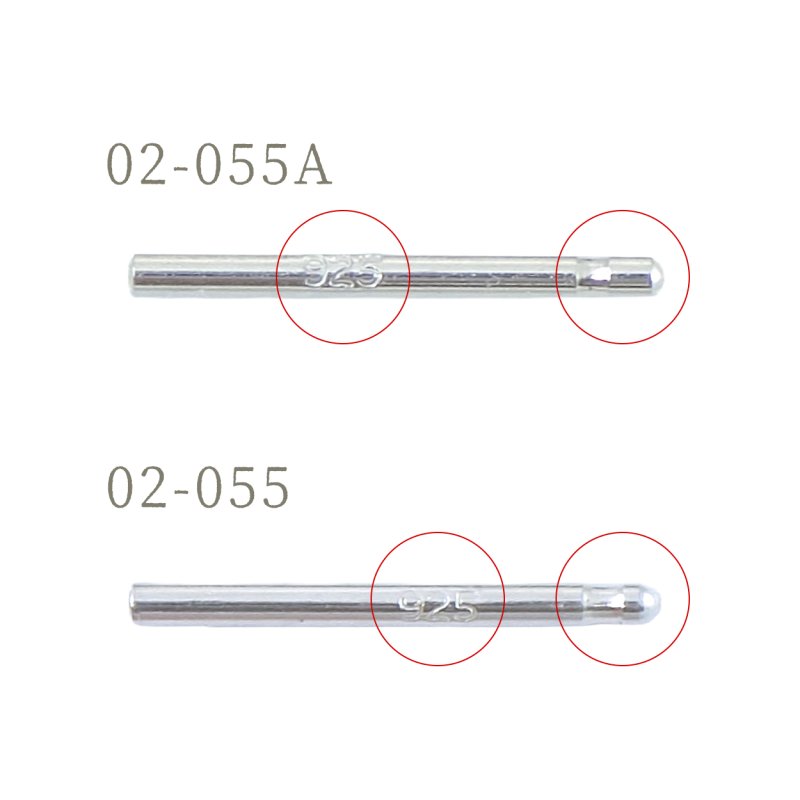 画像2: SV ピアスポスト(針型) 0.9x9.5mm (2)