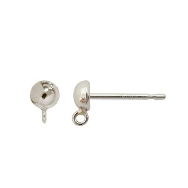Pt900 ピアスポスト(ブラ) 0.8x9.5mm - アサオ工芸オンライショップ