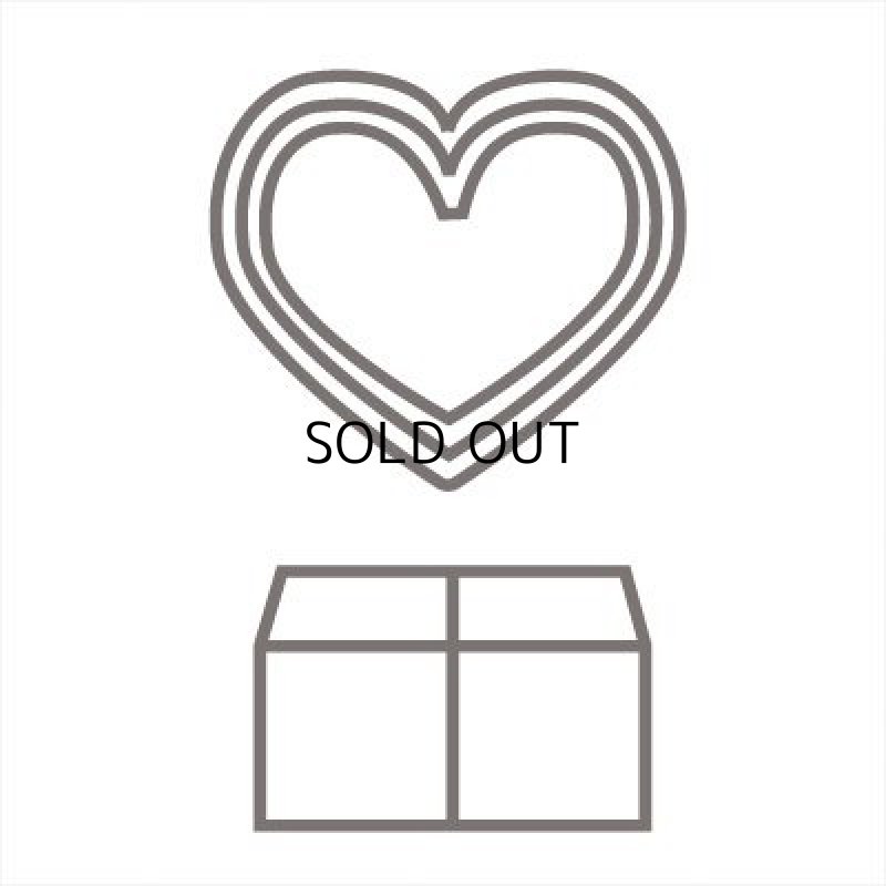 画像2: Ｋ１８ フクリン ３mm ハート (2)