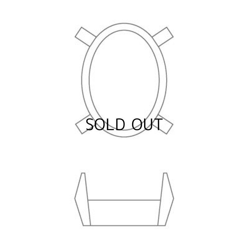 画像2: Ｋ１８ ツメ ８Ｘ１０ オーバル 薄座 (2)