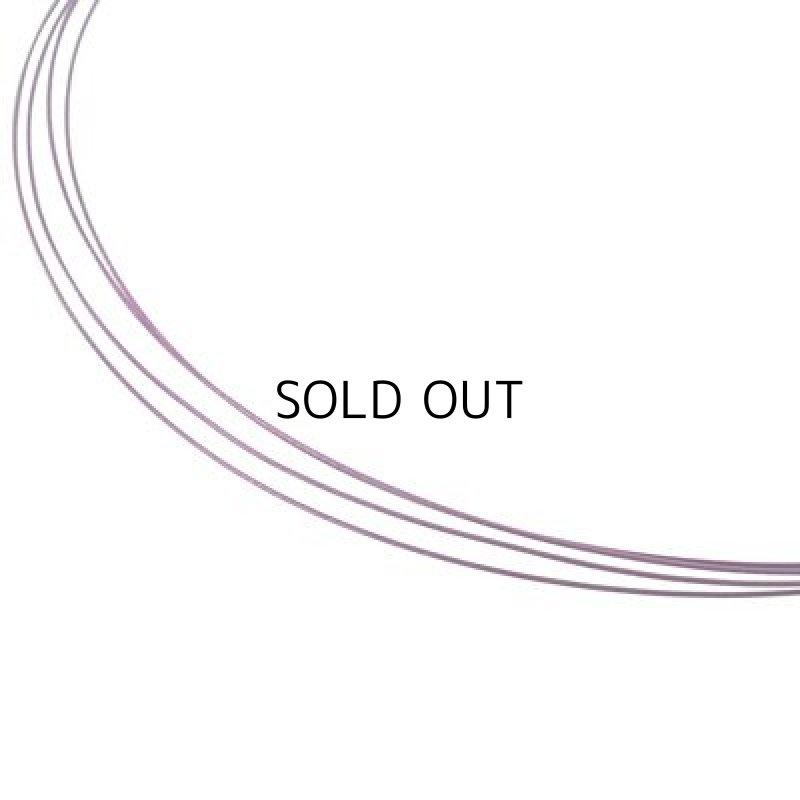 画像2: パープルワイヤーチョーカー ４連 42CM (2)