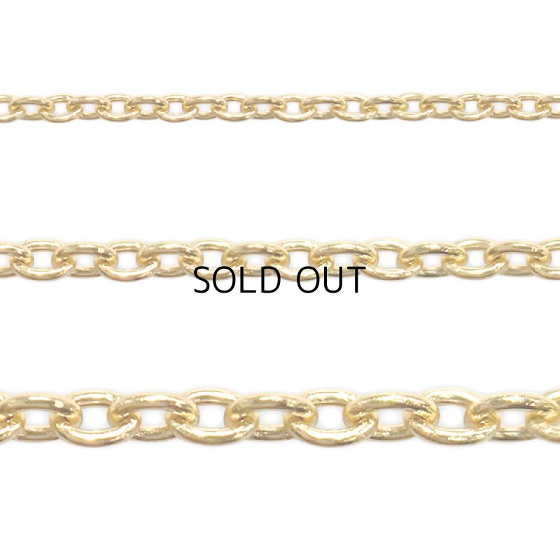 K18 チェーン 丸小豆 0.33mm