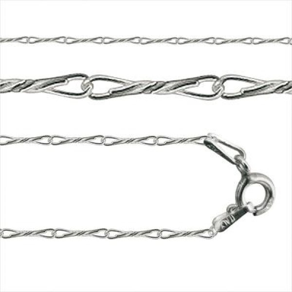 40cm) シルバー925 ネックレス チェーンネックレス 丸い あずき