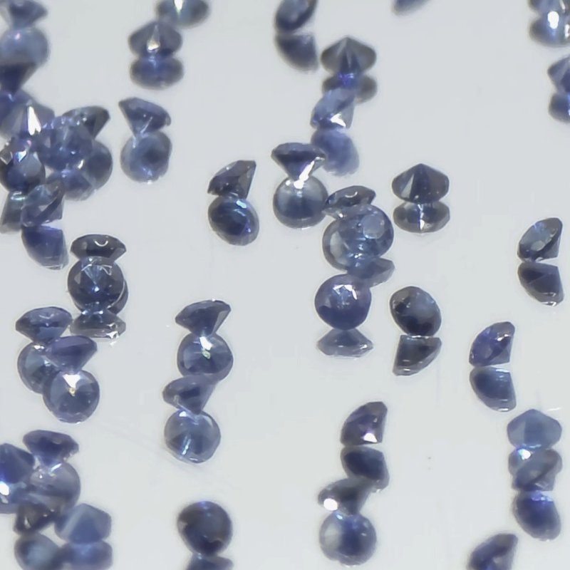 画像1: サファイア(B級) ダイヤカット 1mm (1)