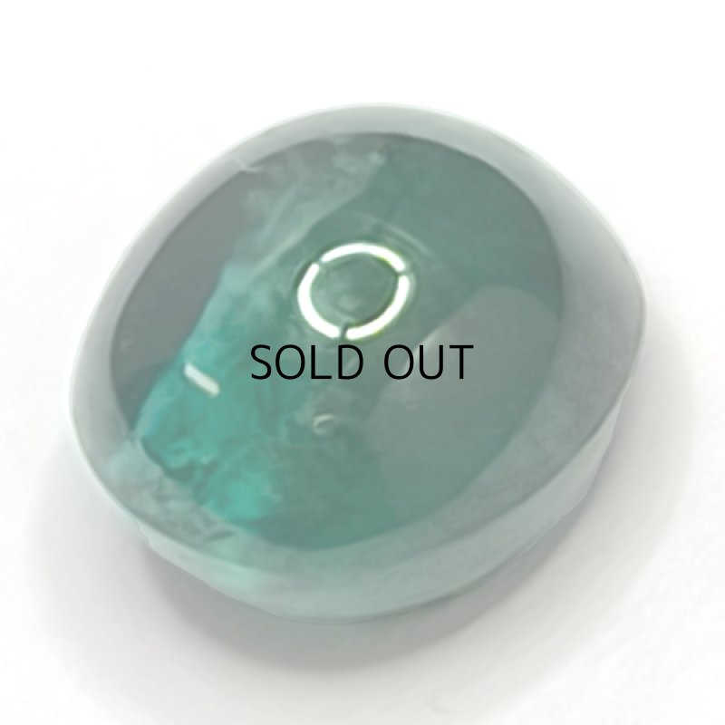 画像3: トルマリンキャッツアイ オーバルカボ 7.8x9.4mm (3)