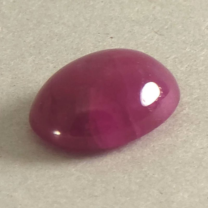 画像2: ルビー オーバルカボ 8.1x10.8mm (2)