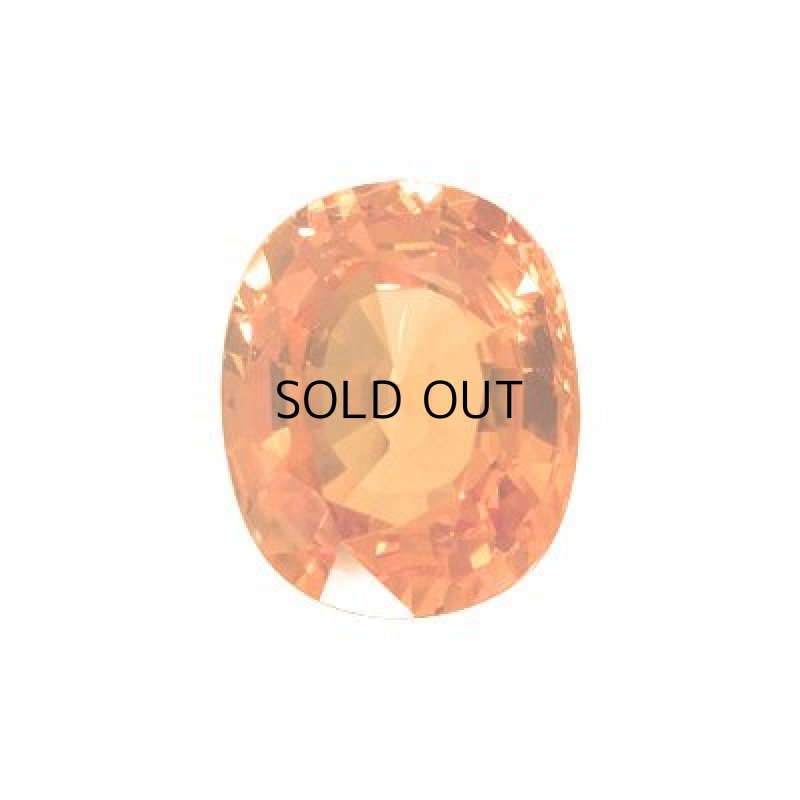 画像2: スペサルティンガーネット オーバルカット 10.5x12.7mm (2)