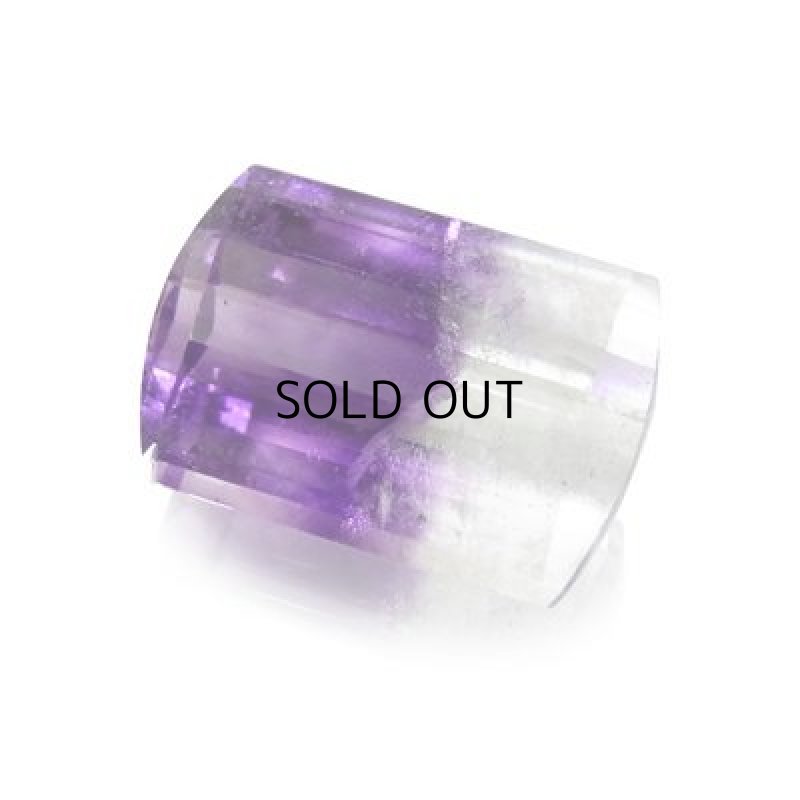 画像2: アメシストバイカラー ファンシー 15.6x22.9mm (2)