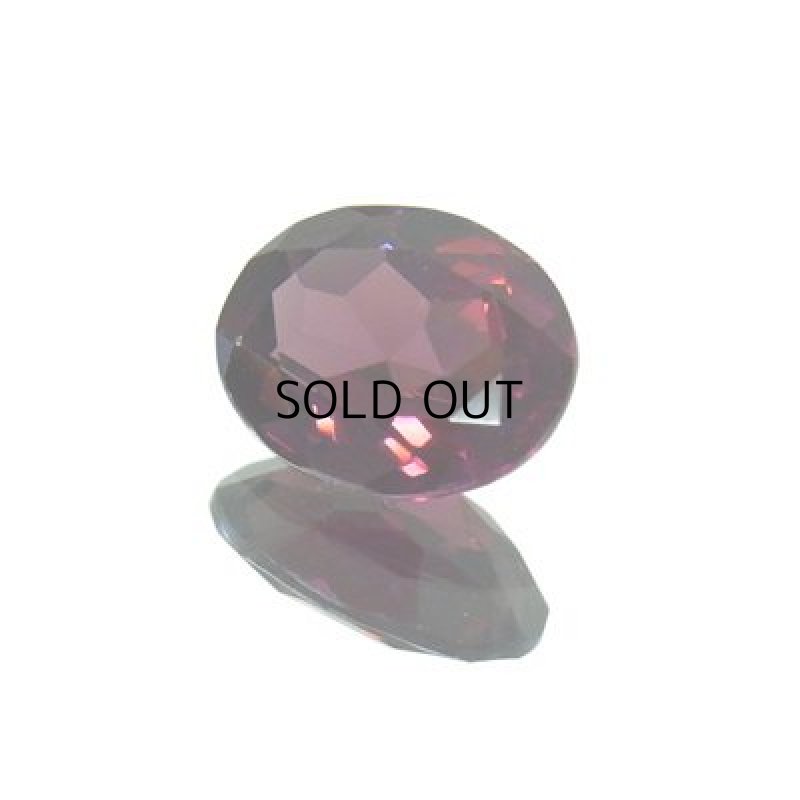 画像1: ロードライトガーネット オーバルカット 9X11mm (1)