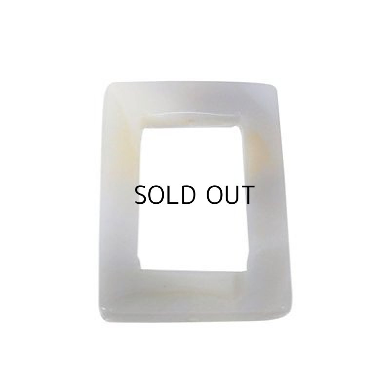 画像3: アゲート レクタングルフープ(貫通) 24x34mm (3)