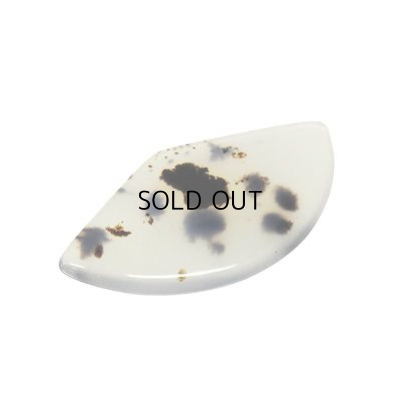 画像1: モンタナアゲート ファンシーカボ 17.2x31mm (1)