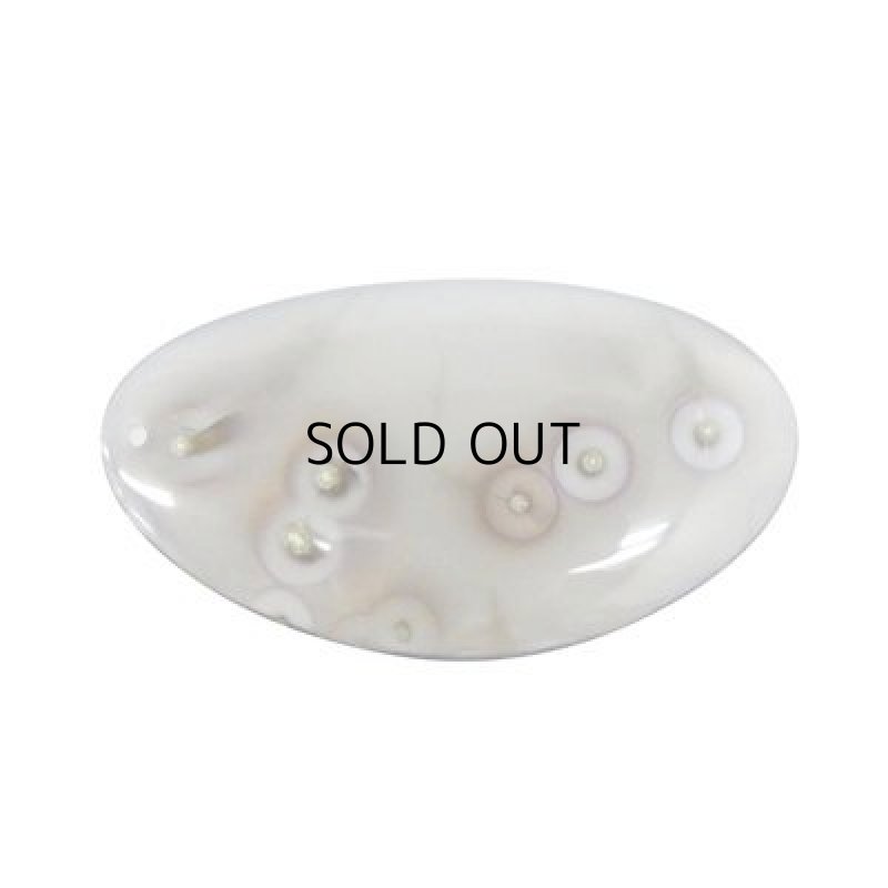 画像2: アゲート ファンシーカボ(貫通穴) 38X69mm (2)