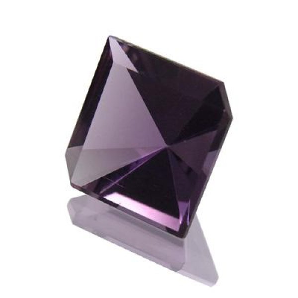アメシスト(アカソ) ミラーカット 13.9x14.0mm - アサオ工芸 アメシスト(アカソ) ミラーカット 13.9x14.0mm - アサオ工芸