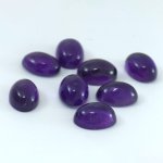 画像2: アメシスト オーバルカボ 10x14mm (2)