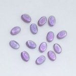 画像1: アメシスト(ライト) オーバルカボ 4x6mm (1)
