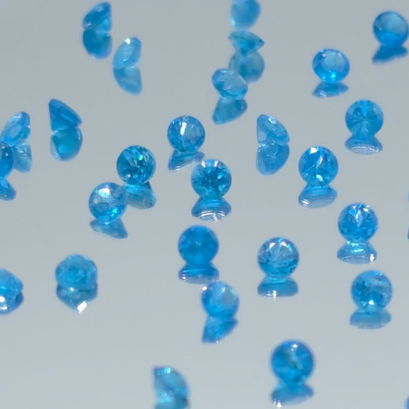 画像1: アパタイト(B級) ラウンドカット 2.5mm (1)