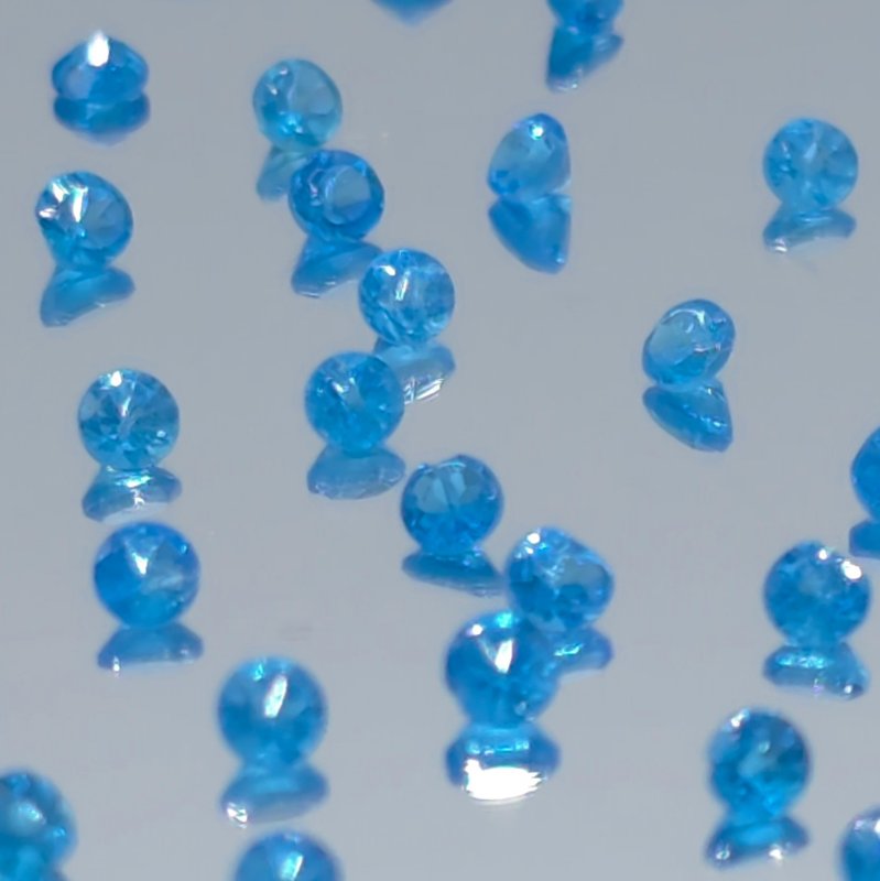 画像1: アパタイト(C級) ラウンドカット 2.5mm (1)