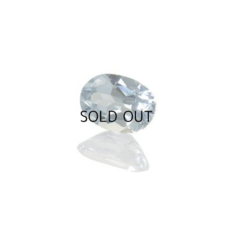 画像1: アクアマリン オーバルカット 5x7mm (1)