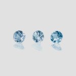 画像2: アクアマリン ラウンドカット 6mm (2)