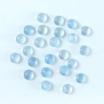 画像1: アクアマリン ラウンドカボ 6mm (1)