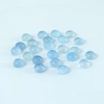 画像2: アクアマリン ラウンドカボ 6mm (2)