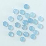 画像1: アクアマリン ラウンドカボ 6mm (1)