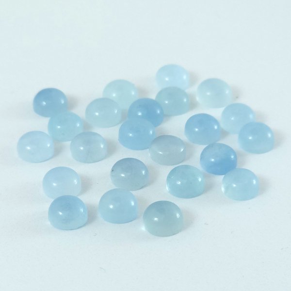 アクアマリン ラウンドカボ 6mm - アサオ工芸オンライショップ