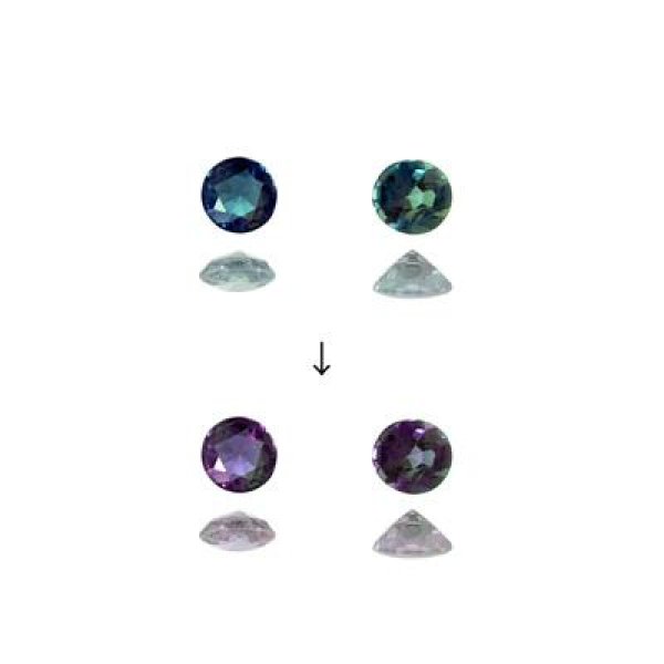 アレキサンドライト ラウンドカット 3mm - アサオ工芸オンライショップ 