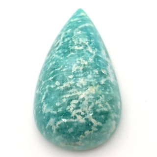 ミックスタイプ☆アマゾナイト アマゾナイト ペアシェイプカボ 21.1x36.7mm - アサオ工芸