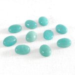 画像2: アマゾナイト オーバルカボ 6x8mm (2)