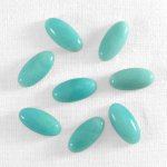 画像1: アマゾナイト オーバルカボ 8x16mm (1)
