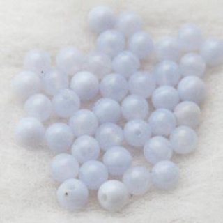 ブルーレースアゲート 丸玉(貫通) 7-7.5mm - アサオ工芸オンラインショップ