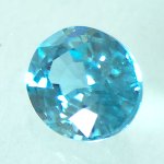 画像2: ブルージルコン オーバルカット 6.3x7.4mm (2)
