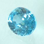 画像2: ブルージルコン オーバルカット 6.1x7.4mm (2)