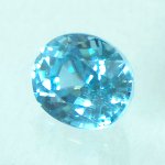 画像2: ブルージルコン オーバルカット 6.0x7.3mm (2)