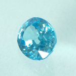 画像2: ブルージルコン オーバルカット 6.6x8.1mm (2)