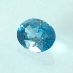 画像2: ブルージルコン オーバルカット 6.9x8.7mm (2)