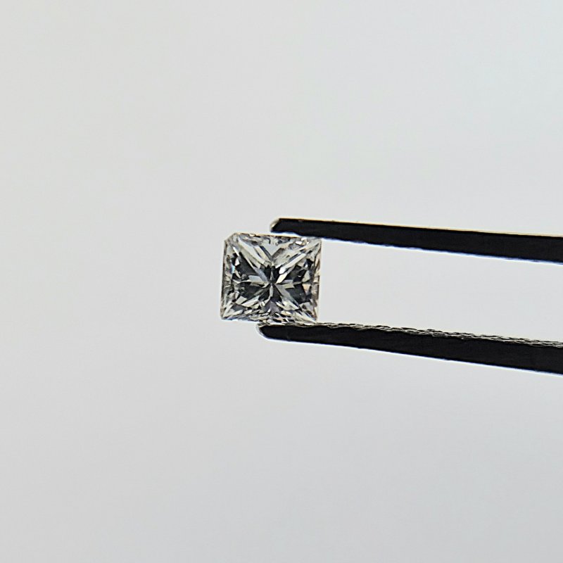 画像2: ダイヤモンド(B級) プリンセスカット 2.7x3.0mm (2)