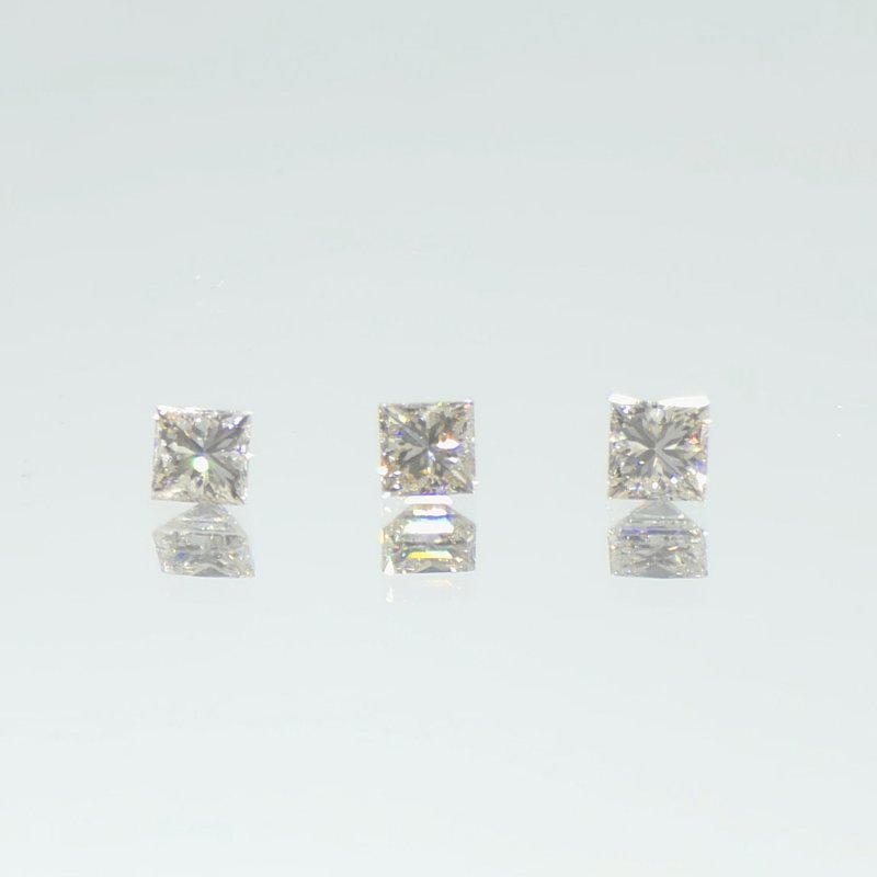 画像1: ブラウンダイヤモンド(TLB) プリンセスカット 2.8mm (1)