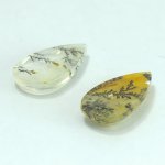 画像2: デンドリティッククォーツ ペアシェイプ 長辺17-18mm (2)