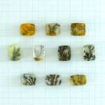 画像1: デンドリティッククォーツ クッション 長辺12-14mm (1)