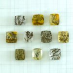 画像1: デンドリティッククォーツ クッション 長辺12-14mm (1)