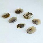 画像2: デンドリティックアゲート オーバル 長辺13-16mm (2)