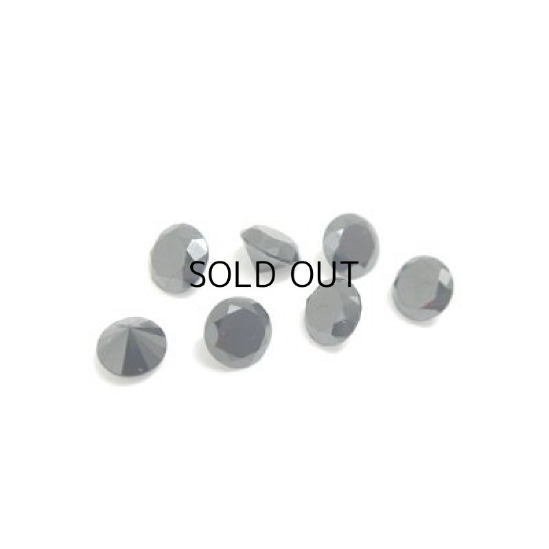 画像1: ブラックダイヤモンド(トリート) ラウンドブリリアント '1/20 (1)