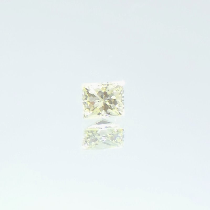 画像1: イエローダイヤモンド(ＶＬＹ) バゲットプリンセスカット 2.5x3.0mm (1)