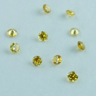 イエローラウンドカットダイヤモンド 約7mm ラウンドカット1.75mm - アサオ工芸オンライショップ