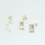 画像1: イエローダイヤモンド(ＶＬＹ) プリンセスカット (1)