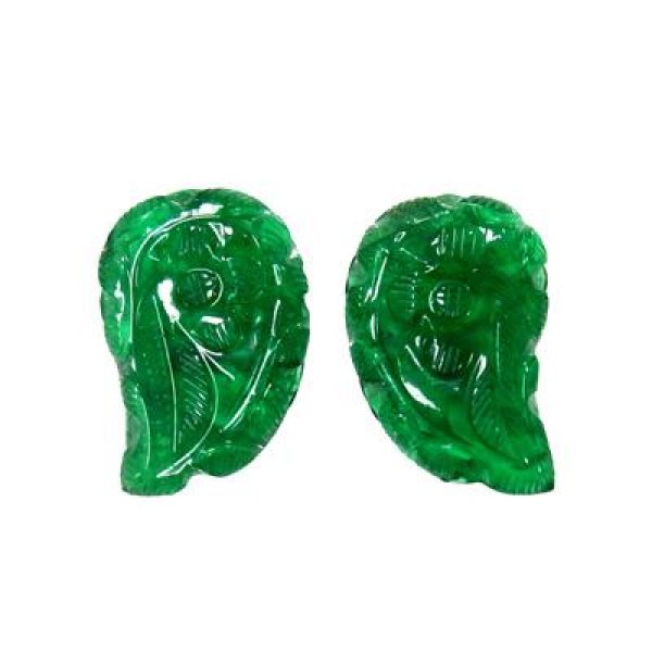 エメラルド カービング 10x15mm - アサオ工芸オンライショップ