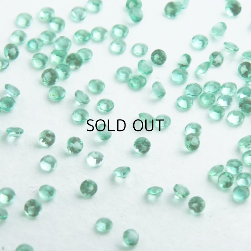 画像1: エメラルド ダイヤカット 1.5mm (1)